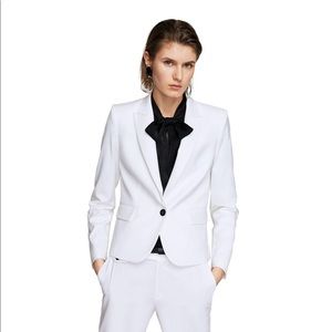 Mango White Suit / Blazer and Trousers NEW